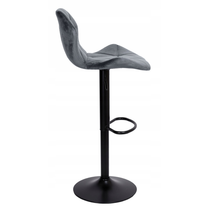 Hoker regulowany Sevilla szary Velvet BL