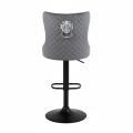 Hoker barowy, do kuchni, salonu, elegancki CRYSTAL VELVET CIEMNOSZARY BL