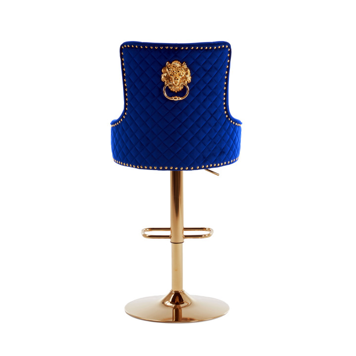 Hoker barowy,do kuchni, salonu, pokoju, elegancki ROYAL VELVET NIEBIESKI GL